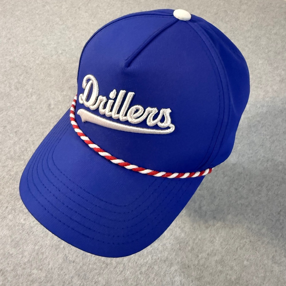 Melonwear Tulsa Drillers Snapback Hat Blue Rope Baseball Cap Adjustable MiLB - Picture 2 of 7